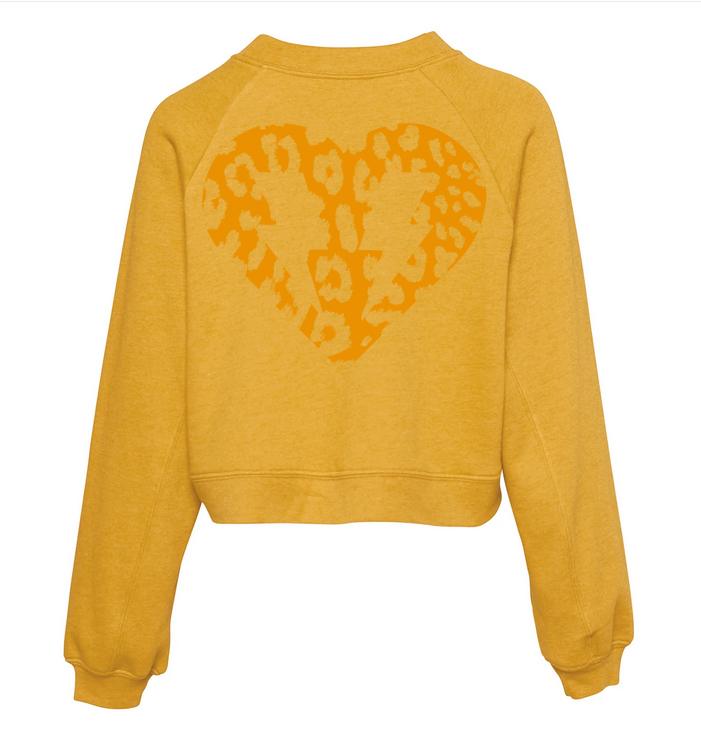 Mustard Yellow Sweater Back