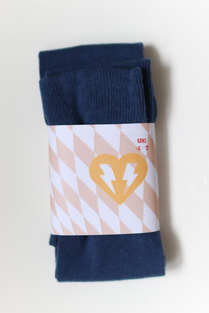 Knee High Socks One Size, Blue