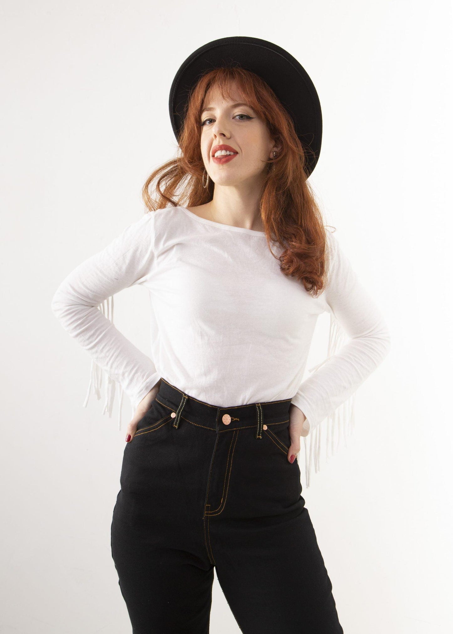 Tassel T-Shirt XS/UK8, White