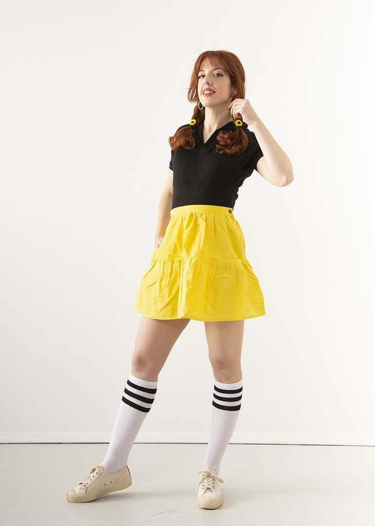 SS22_Jess Black Audrey Yellow Side Front