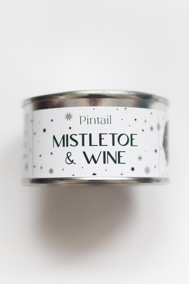 Handmade eco-friendly candles Mistletoe & Wine